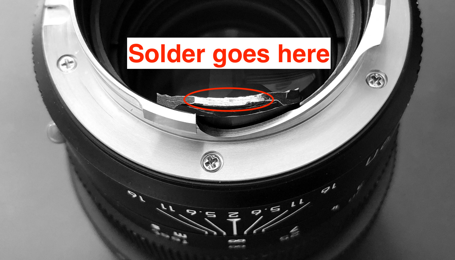 Fixing Leica 90 APO