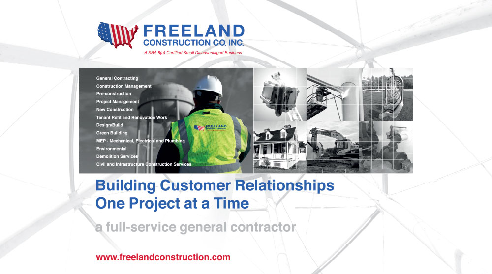 exhibition print for Freeland Construction