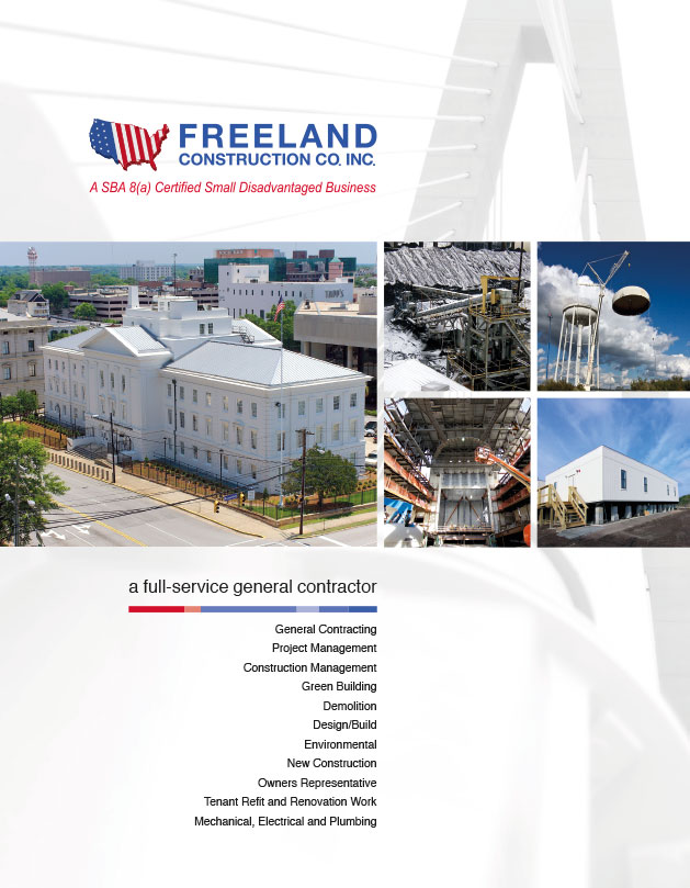 leaflet 2014 for Freeland Construction