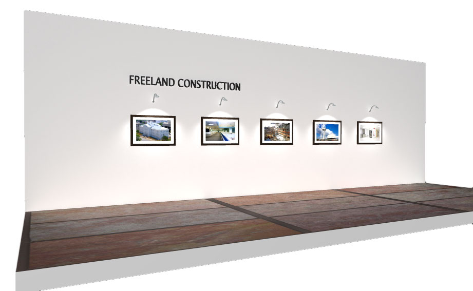 wall design for Freeland Construction