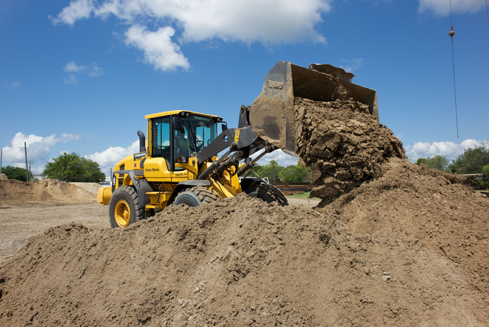 Organizing dirt piles