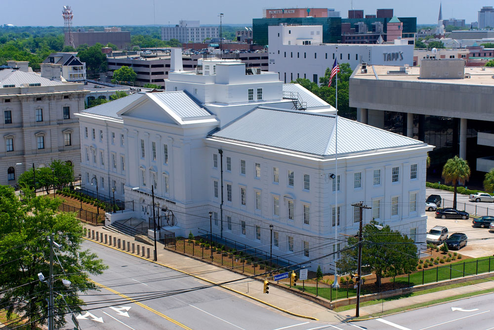 courthouse from above