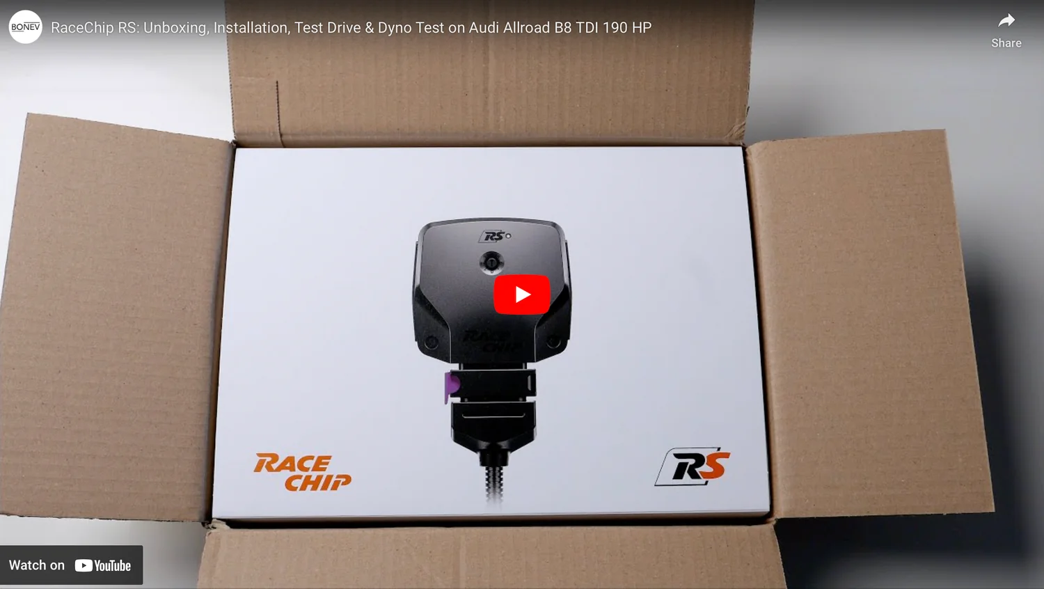 Racechip RS, unboxing, install, testdrive & Dyno test